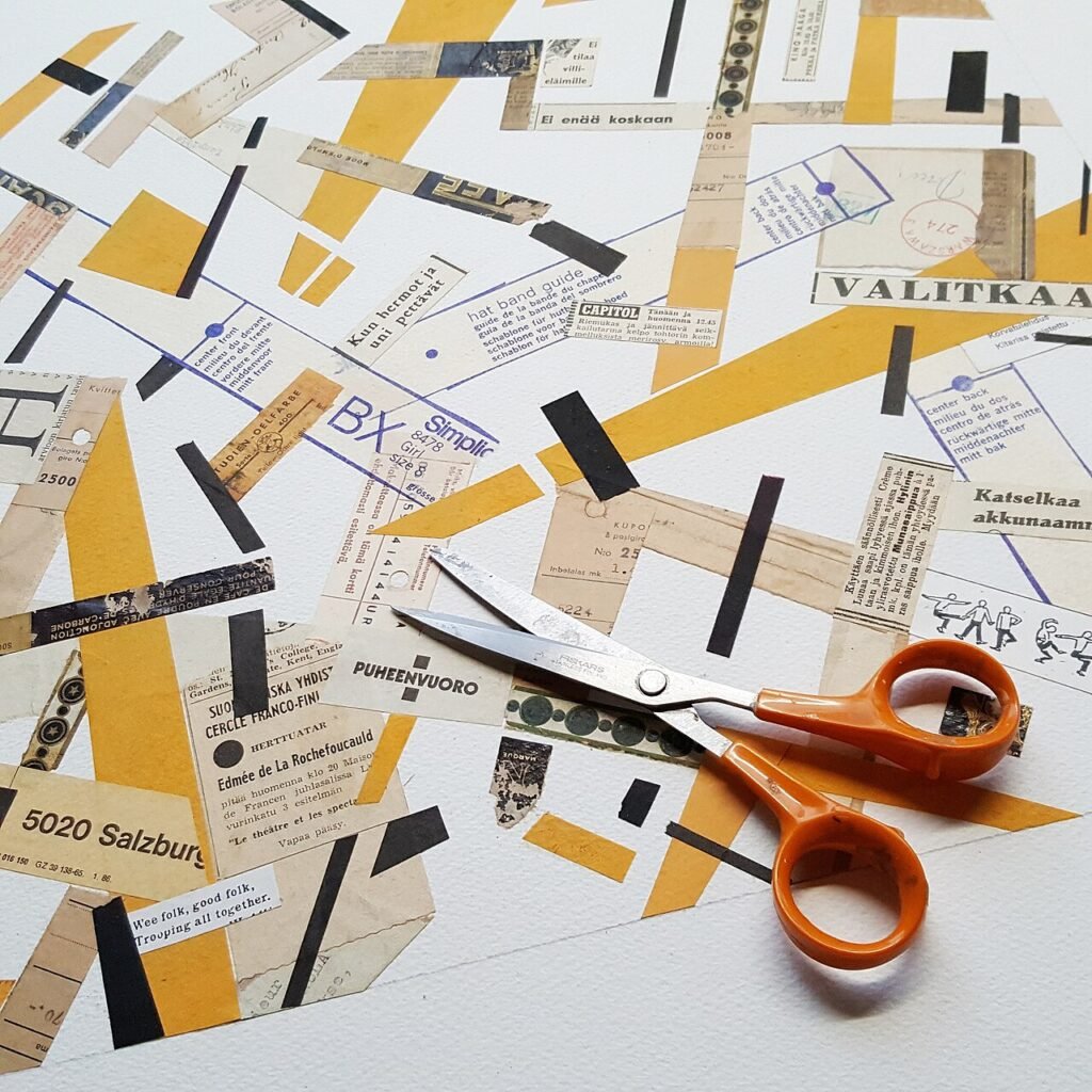 Ritagliare invece di scattare: i collage di De Blauwer e i corpi di carta
